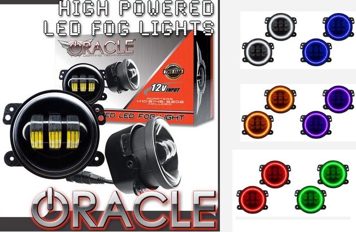 ORACLE High Powered LED Fog Lights Challenger,Magnum,Charger,300